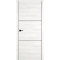 Дверь межкомнатная ВФД Урбан 2 Шале северный, глухое полотно, кромка, молдинг